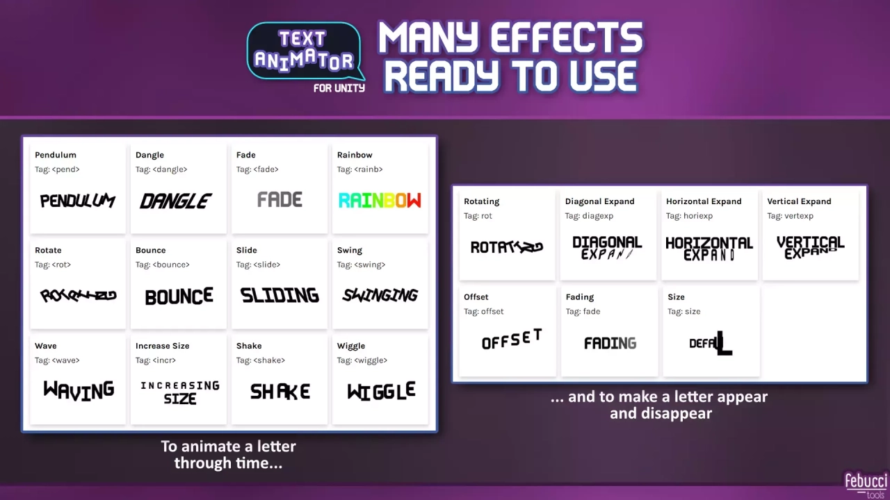 Screenshot #2 - Text Animator for Unity