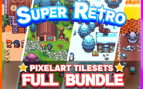 2D RPG topdown tilesets - pixelart assets FULL BUNDLE
