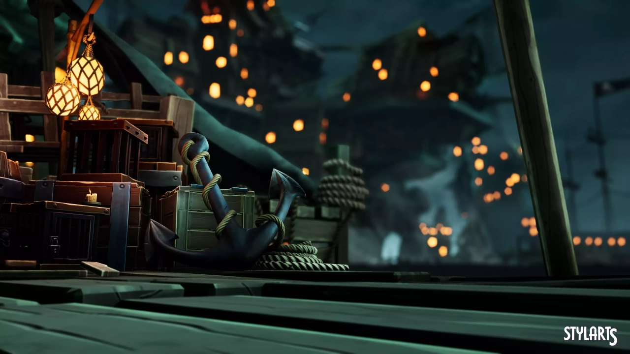 Screenshot #2 - Stylized Pirate Port City