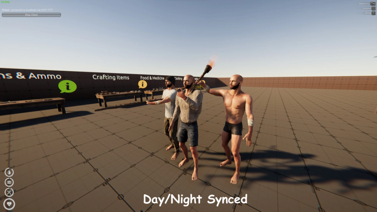 Screenshot #3 - Survival Template Pro MP — Multiplayer Survival System for Unity (Netick Networking)