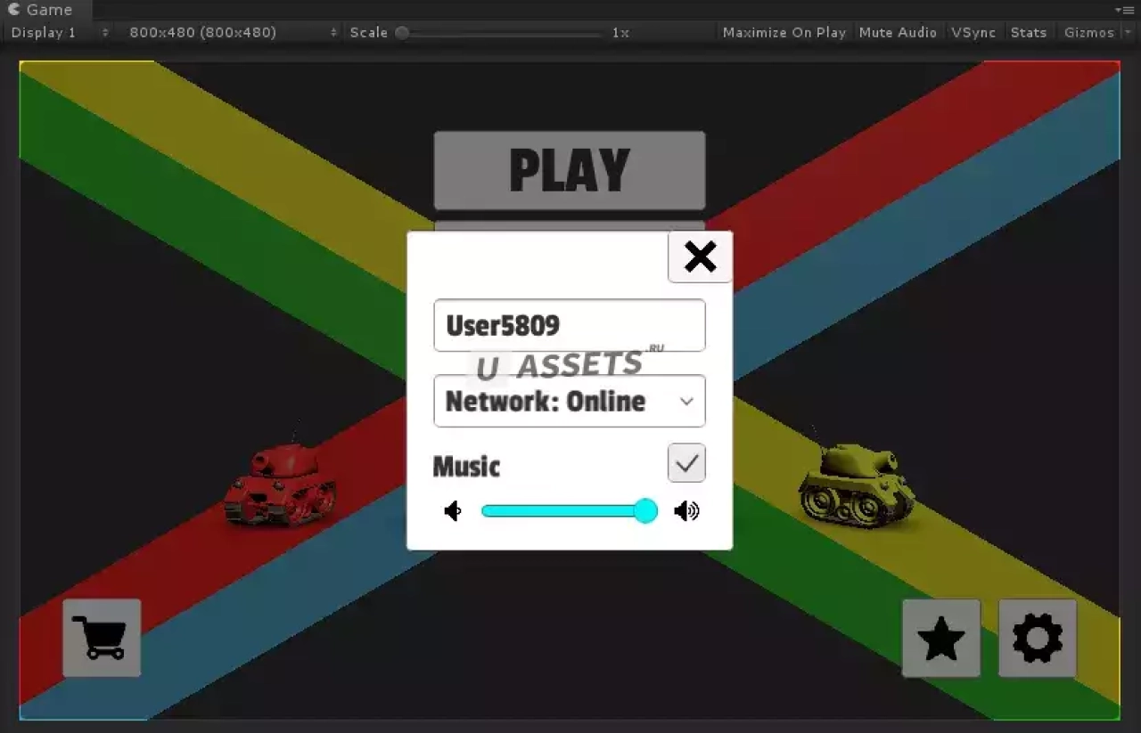 Screenshot #3 - Tanks Multiplayer (MLAPI, Photon, Mirror)